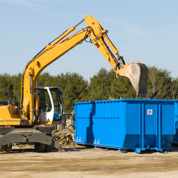 what size residential dumpster rentals are available in Yucca Valley